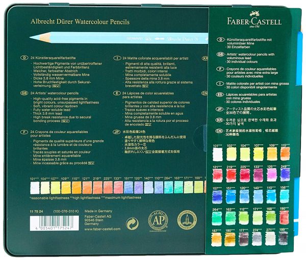 Faber Castell Albrecht Dürer - 24 colores acuarela - Imagen 2