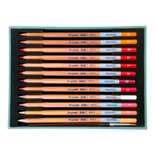 Bruynzeel Sakura - Caja madera 48 lápices acuarelas - Imagen 2