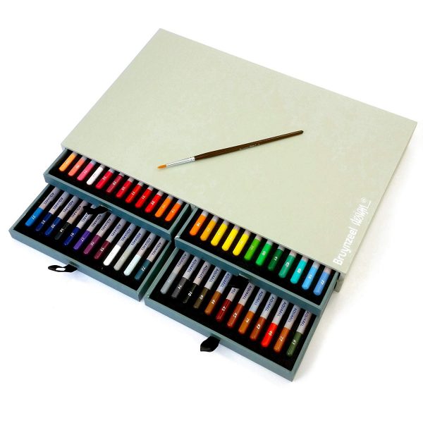 Bruynzeel Sakura - Caja madera 48 lápices acuarelas