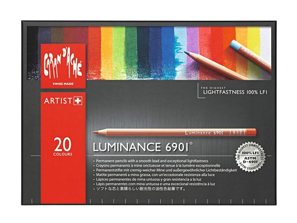 Caran d'Ache Luminance 6901 - Set 20 lápices de colores
