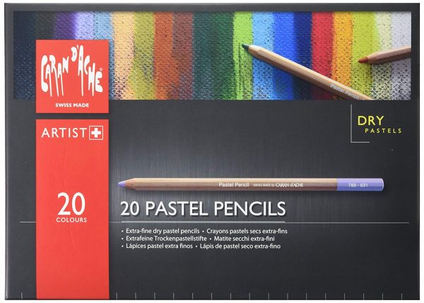 Caran D'Ache Pastel Caja lápices pastel 20 colores.