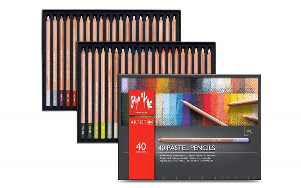 Caran D'Ache Pastel Caja lápices pastel 40 colores.