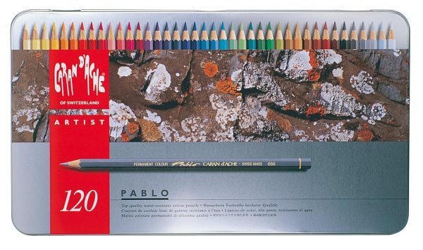 Caran d'Ache Pablo - Caja de 120 colores.