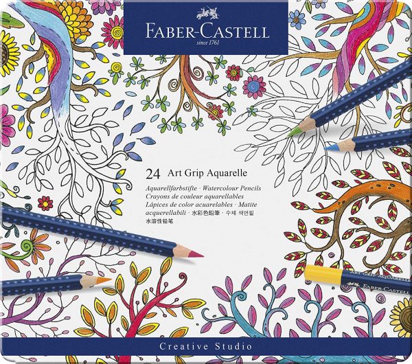 Faber-Castell Art Grip Aquarelle Caja 24 colores - Imagen 2