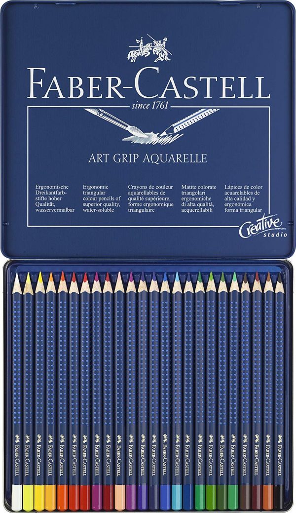 Faber-Castell Art Grip Aquarelle Caja 24 colores