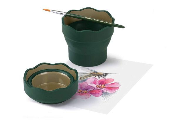 Faber-Castell - Vaso para el agua Clic & Go plegable - Imagen 2