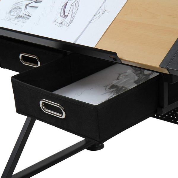 MIADOMODO Mesa de Dibujo Reclinable con Taburete - Imagen 3