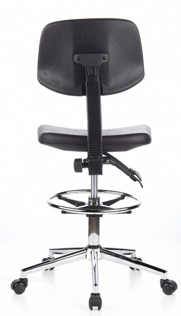 hjh OFFICE 665130 TOP WORK 24 Silla de trabajo y oficina, negro - Imagen 3