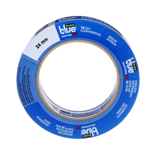 ScotchBlue - Cinta adhesiva para pintores (multisuperficie, 24 mm x 55 m, 1 rollo)