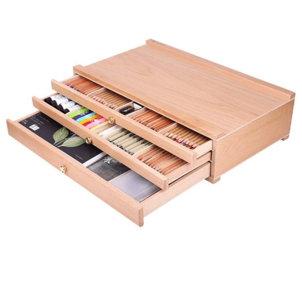 WXL Cajón Escritorio almacenaje múltiples Capas (Tamaño : 40 x 24.3 x 8.9 cm)